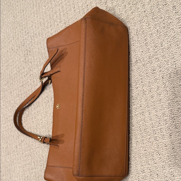 Tory Burch Camel Leather Tote - Picture 12 of 12